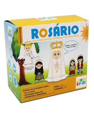 ROSÁRIO COM NOSSA SENHORA DE FÁTIMA E OS PASTORINHOS