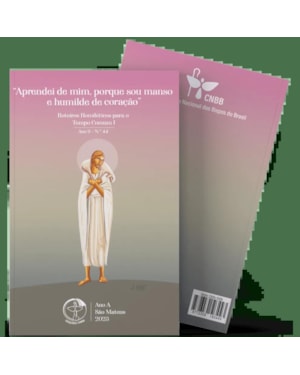 ROTEIROS HOMILÉTICOS PARA O TEMPO COMUM - JUNHO/AGOSTO 2023 - ANO A