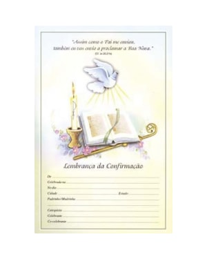 SACRAMENTOS 32 - DIPLOMA CONFIRMAÇÃO