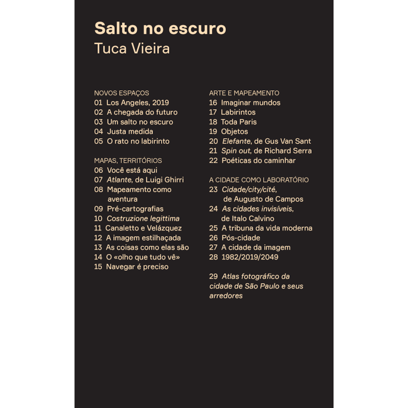 Salto no escuro: leituras do espaço contemporâneo
