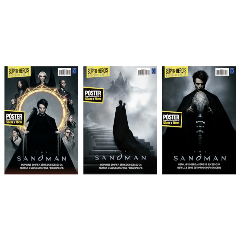 SANDMAN - ARTE A+B+C - SUPERPÔSTER MUNDO DOS SUPER-HERÓIS