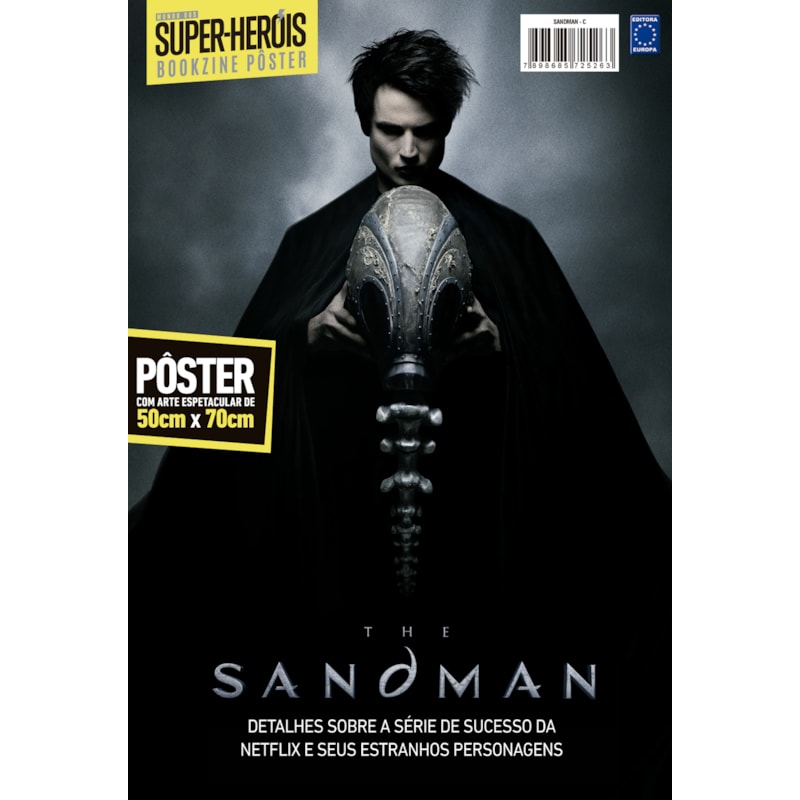 SANDMAN - ARTE C (MORPHEUS) - SUPERPÔSTER MUNDO DOS SUPER-HERÓIS