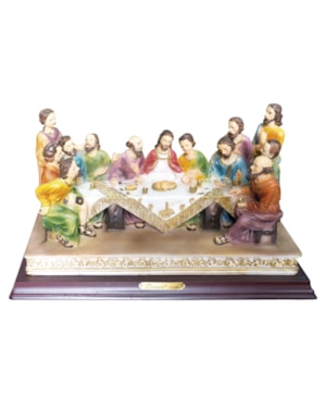 SANTA CEIA DE MESA 18CM DE ALTURA