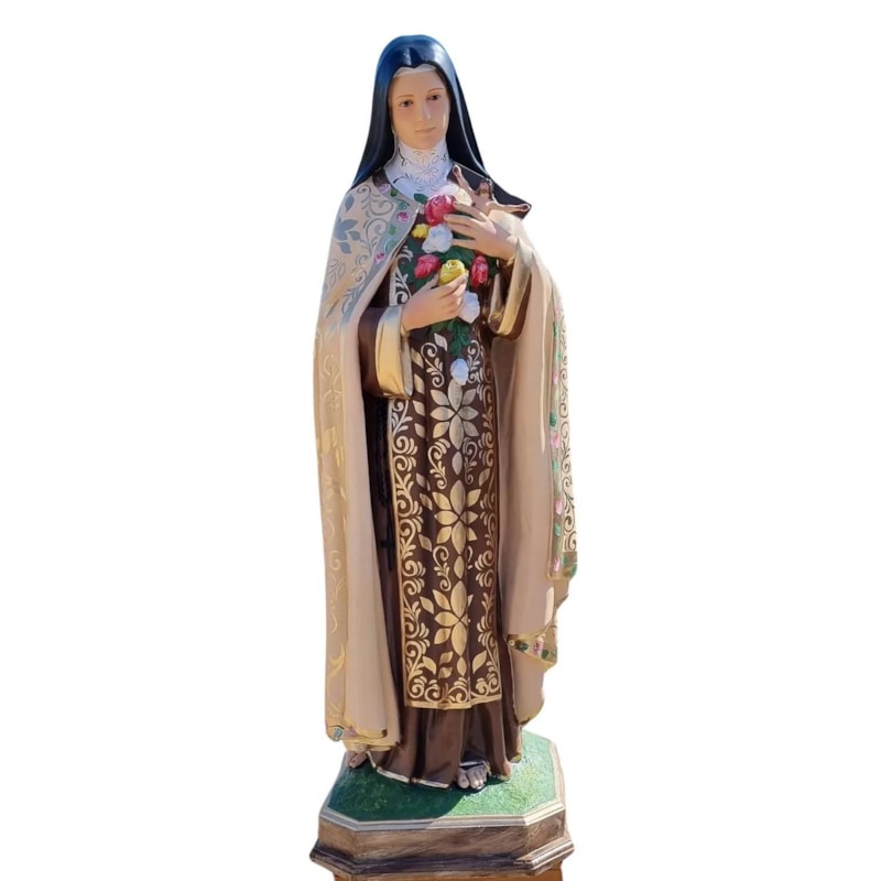 SANTA TERESINHA, BORDADA, 120CM