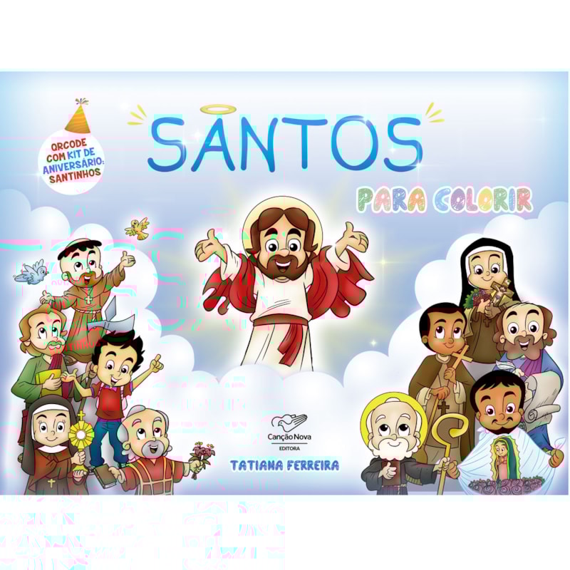 SANTOS PARA COLORIR