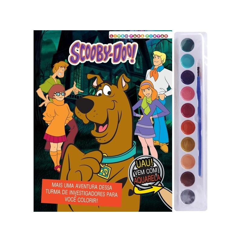 SCOOBY-DOO LIVRO PARA PINTAR