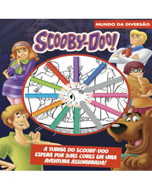 SCOOBY-DOO MUNDO DA DIVERSÃO: 12 LÁPIS DE COR