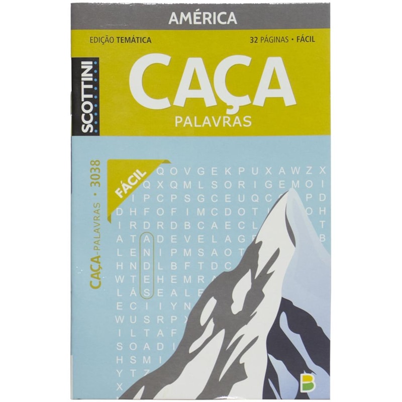 SCOTTINI CAÇA CURIOSIDADES DA AMERICA N3038 32P(F)