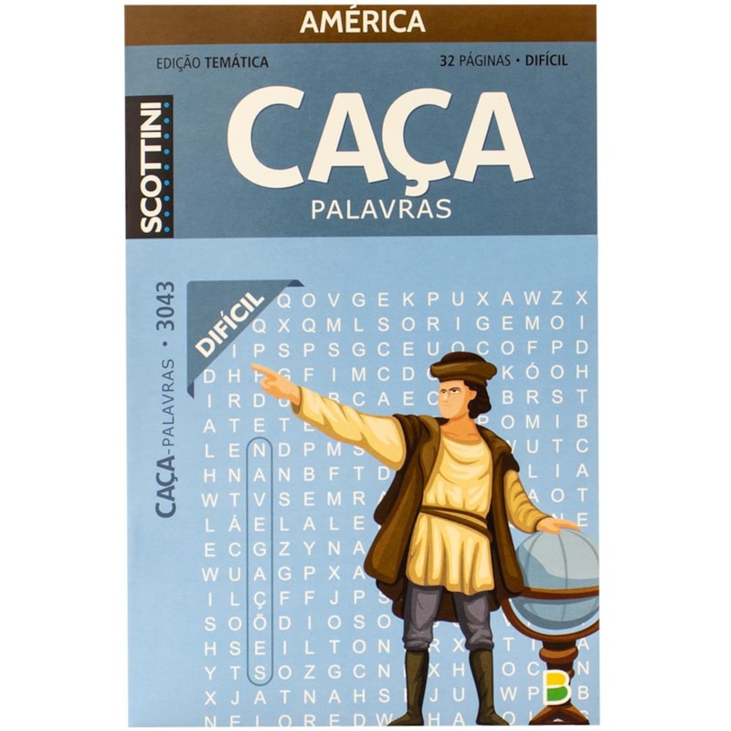 SCOTTINI CAÇA CURIOSIDADES DA AMERICA N3043 32P(D)