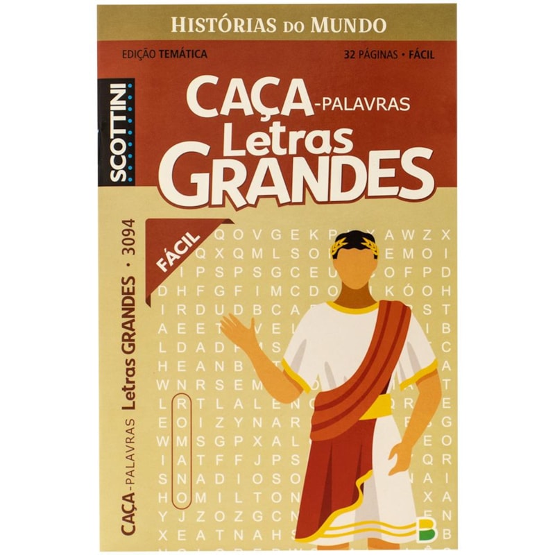 SCOTTINI CAÇA GRANDES HIST. DO MUNDO N3094 32P(F)