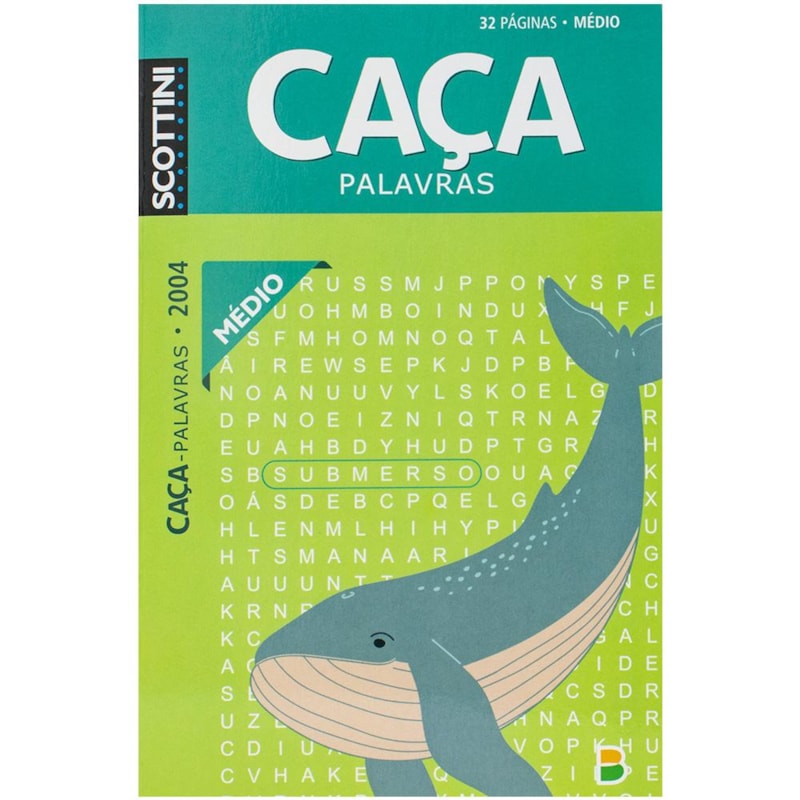 SCOTTINI CAÇA-PALAVRAS (32P) N.2004 (MÉDIO)