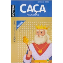 SCOTTINI CAÇA-PALAVRAS (32P) N.2008 (DIFÍCIL)