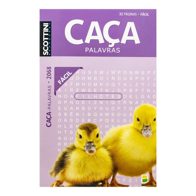 SCOTTINI CAÇA-PALAVRAS (32P) N.2068 (FÁCIL)