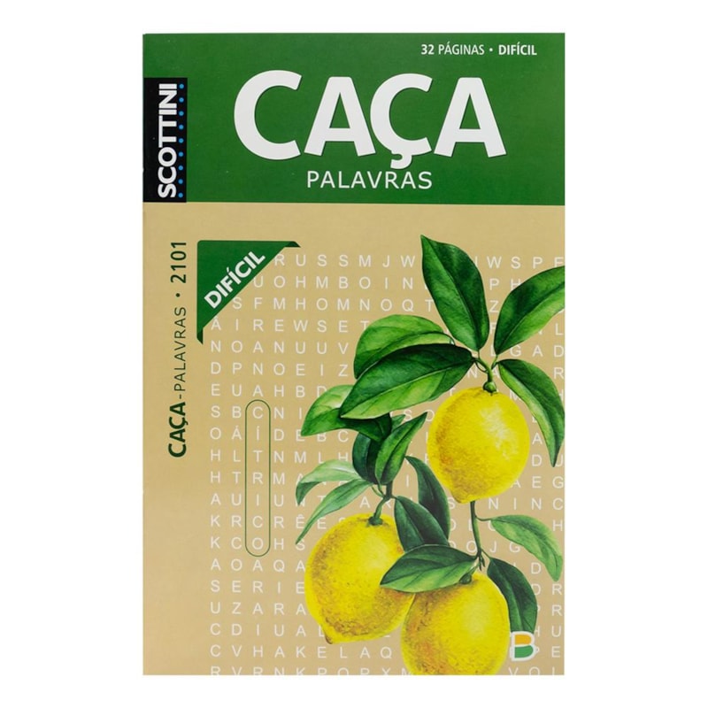 SCOTTINI CAÇA-PALAVRAS (32P) N.2101 (DIFÍCIL)