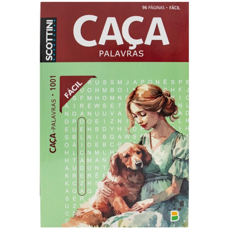 SCOTTINI CAÇA-PALAVRAS (96P) N.1001 (FÁCIL)