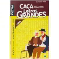 SCOTTINI CAÇA-PALAVRAS LETRAS GRANDES (32P) N.2011 (FÁCIL)