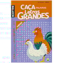 SCOTTINI CAÇA-PALAVRAS LETRAS GRANDES (32P) N.2015 (MÉDIO)