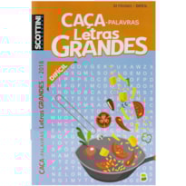 SCOTTINI CAÇA-PALAVRAS LETRAS GRANDES (32P) N.2018 (DIFÍCIL)