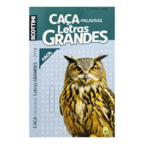 SCOTTINI CAÇA-PALAVRAS LETRAS GRANDES (32P) N.2119 (FÁCIL)