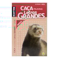 SCOTTINI CAÇA-PALAVRAS LETRAS GRANDES (32P) N.2129 (DIFÍCIL)
