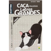 SCOTTINI CAÇA-PALAVRAS LETRAS GRANDES (96P) N.1032 (MÉDIO)