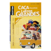 SCOTTINI CAÇA-PALAVRAS LETRAS GRANDES (96P) N.1033 (MÉDIO)