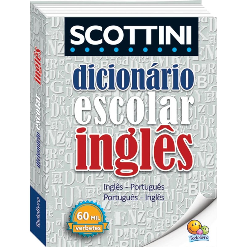 Scottini - Dicionário de Inglês - 60 mil verbetes (Capa Plástica)