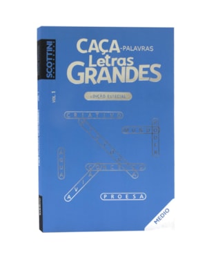 Scottini touch: Caça-palavras Letras Grandes Médio V1