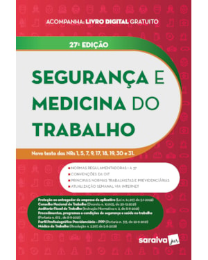 SEGURANÇA E MEDICINA DO TRABALHO - 27ª EDIÇÃO 2022