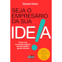 SEJA O EMPRESÁRIO DA SUA IDEIA