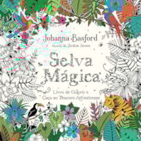 SELVA MÁGICA: LIVRO DE COLORIR E CAÇA AO TESOURO ANTIESTRESSE