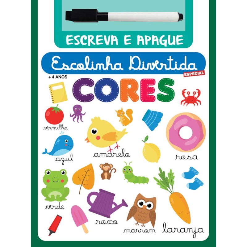 SÉRIE ESCOLINHA DIVERTIDA ESPECIAL - CORES: CORES
