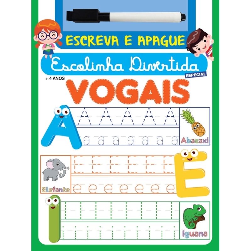 SÉRIE ESCOLINHA DIVERTIDA ESPECIAL - VOGAIS