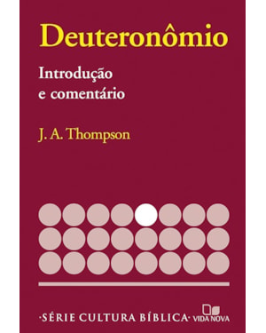 Série introdução e comentário - deuteronômio