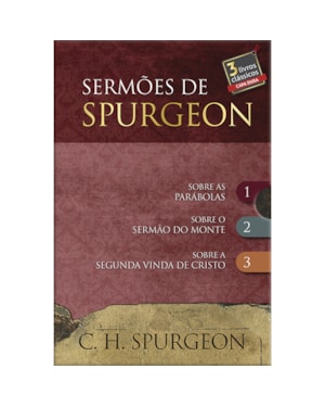 Sermões de Spurgeon - 3 livros - Box 1: 3 livros do príncipe dos pregadores