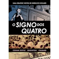 SHERLOCK HOLMES: O SIGNO DOS QUATRO: HQ INÉDITA - ACOMPANHA CARDS E MARCADOR