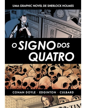 SHERLOCK HOLMES: O SIGNO DOS QUATRO: HQ INÉDITA - ACOMPANHA CARDS E MARCADOR
