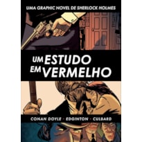 SHERLOCK HOLMES: UM ESTUDO EM VERMELHO: HQ INÉDITA - ACOMPANHA CARDS E MARCADOR