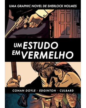 SHERLOCK HOLMES: UM ESTUDO EM VERMELHO: HQ INÉDITA - ACOMPANHA CARDS E MARCADOR