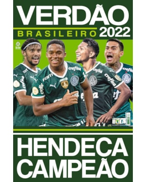SHOW DE BOLA MAGAZINE SUPER PÔSTER - PALMEIRAS CAMPEÃO BRASILEIRO 2022