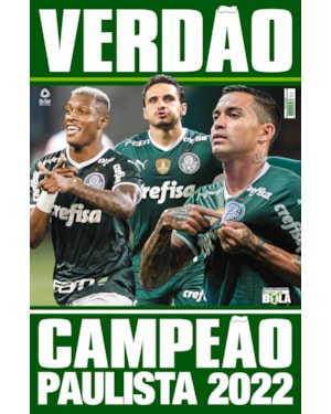 SHOW DE BOLA MAGAZINE SUPER PÔSTER - PALMEIRAS CAMPEÃO PAULISTA 2022