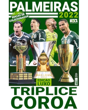 SHOW DE BOLA MAGAZINE SUPER PÔSTER - PALMEIRAS TRÍPLICE COROA 2022
