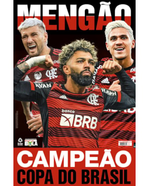 SHOW DE BOLA MAGAZINE SUPERPÔSTER - FLAMENGO CAMPEÃO DA COPA DO BRASIL 2022