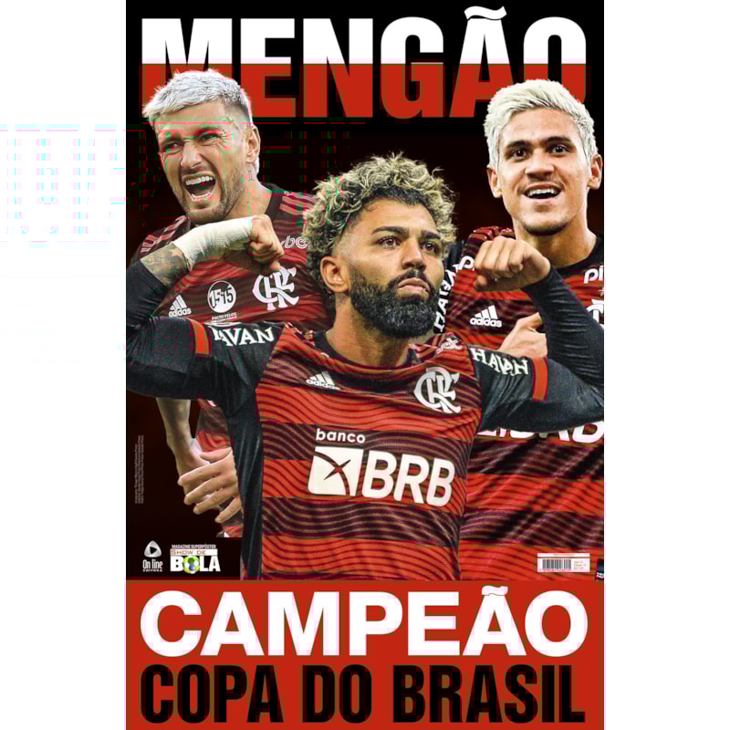 SHOW DE BOLA MAGAZINE SUPERPÔSTER - FLAMENGO CAMPEÃO DA COPA DO BRASIL 2022