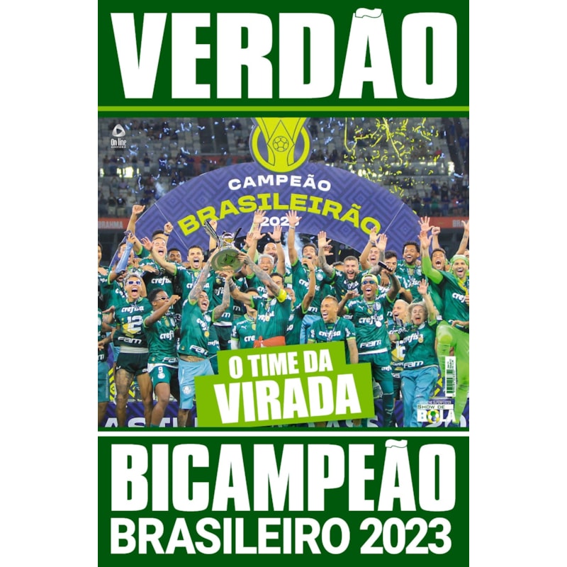 SHOW DE BOLA MAGAZINE SUPERPÔSTER - PALMEIRAS CAMPEÃO BRASILEIRO 2023