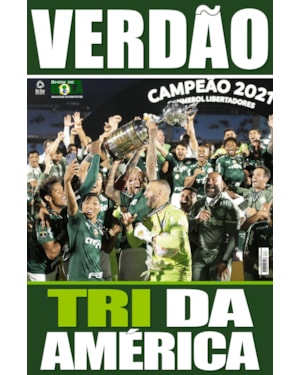 SHOW DE BOLA MAGAZINE SUPERPÔSTER - PALMEIRAS CAMPEÃO DA LIBERTADORES
