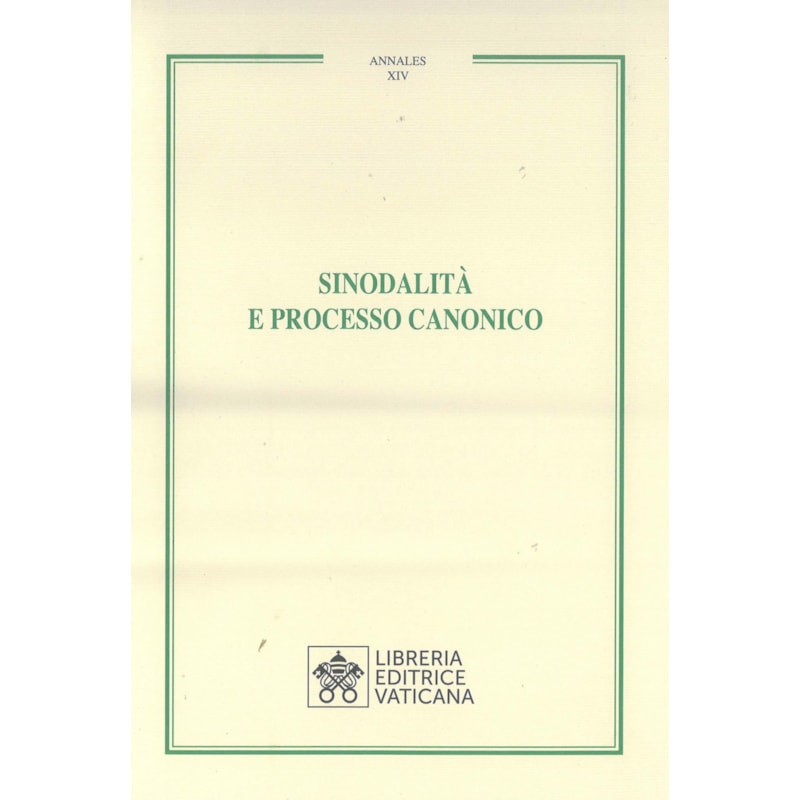 SINODALITA' E PROCESSO CANONICO