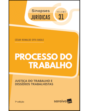 SINOPSES JURÍDICAS: PROCESSO DO TRABALHO - 7ª EDIÇÃO DE 2019