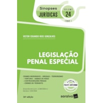 SINOPSES - LEGISLAÇÃO PENAL ESPECIAL - VOL. 24 - TOMO I - 16ª EDIÇÃO 2020