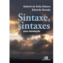 SINTAXE, SINTAXES - UMA INTRODUÇÃO